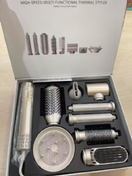 Professional Multi 8 in 1 Hair Styler BLDC Hair Curler Hair Straightener Multi Stylers Hot Air Brush
