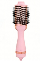1500W Professional Rose Gold Dryer Brush – 2-in-1Volumizer, Straightener & Styler